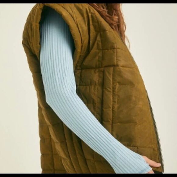 NWT Free People Movement  Down quilted Vest size S  new - Picture 3 of 15